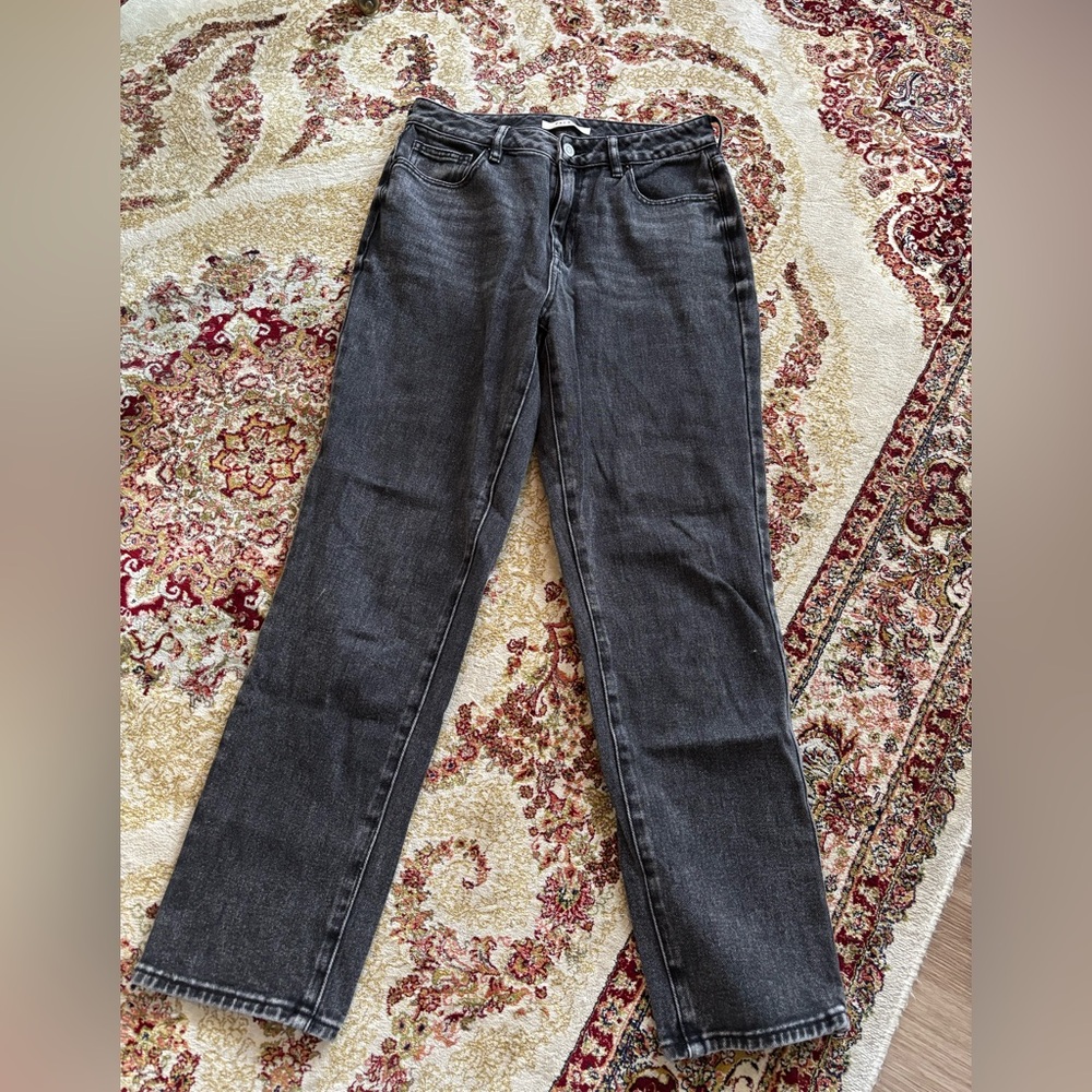 PacSun Charcoal Denim Mom Jean